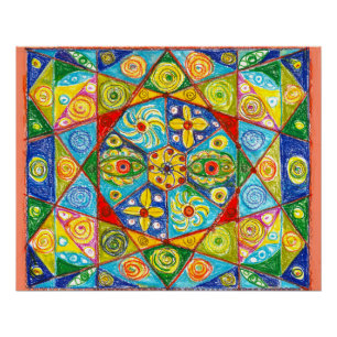 Poster Système Abstrait