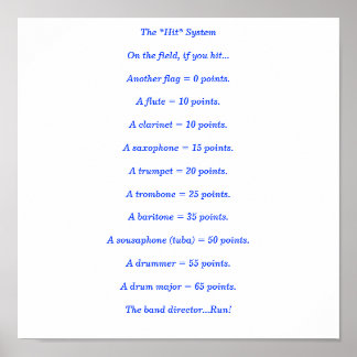 Poster Système *Hit*