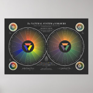 Poster Système Naturel des Couleurs - Sombre
