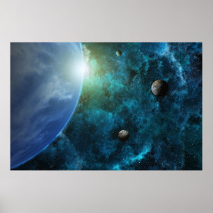 Poster Système planétaire