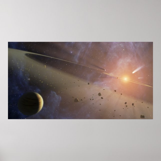 Poster Système planétaire Epsilon Eridani (Devant)
