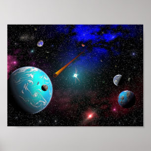 Poster Système solaire C-9G6A