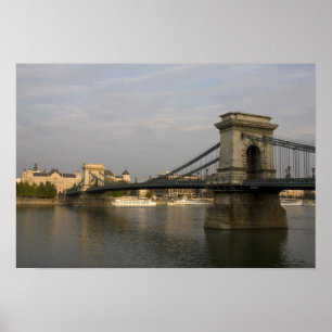 Poster Szechenyi lanchid Szechenyi Chain Bridge), 2