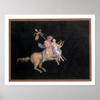 Poster T31144 Chiron instruisant Achille dans l'art de M