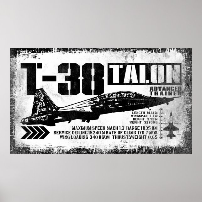 Poster T-38 Talon (Devant)