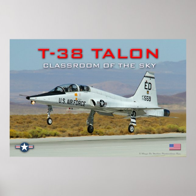 POSTER T-38C TALON (Devant)