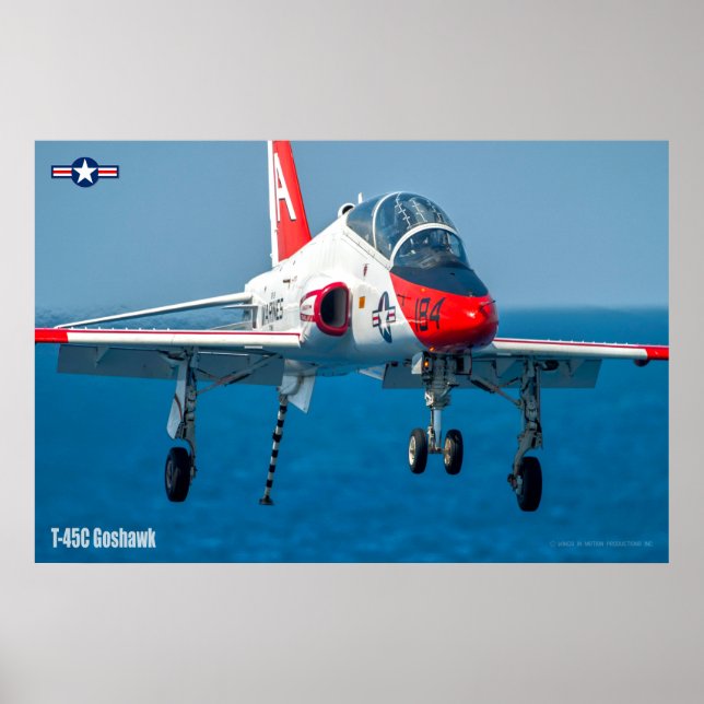 POSTER T-45C GOSHAWK (Devant)
