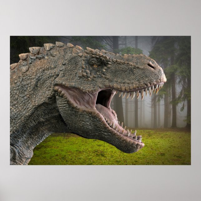 Poster T-rex (Devant)