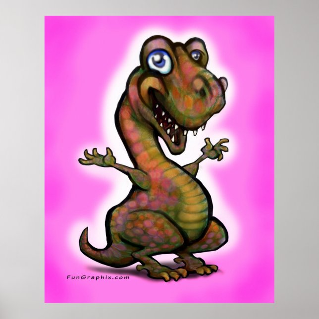 Poster T-Rex bébé (Devant)
