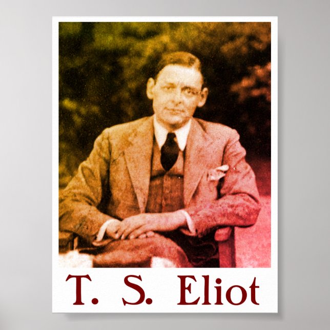 Poster T. S. Eliot (Devant)