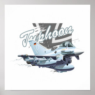 Poster T-shirt avion de dessin