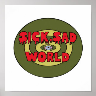 Poster t-shirt daria triste monde