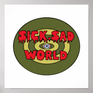 Poster t-shirt daria triste monde