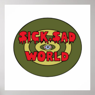 Poster t-shirt daria triste monde