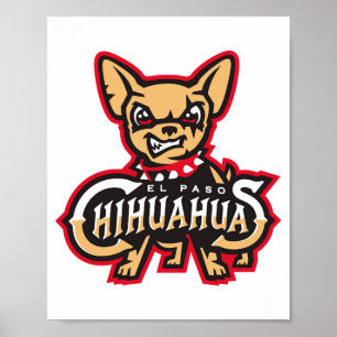 Poster T Shirt de Baseball Baseball El Pas0 Chihuahuas