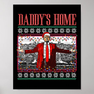 Poster T-shirt de Noël drôle Daddy's Home Trump Xm