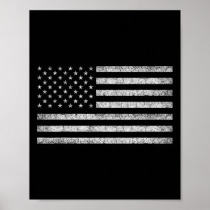 Poster T-shirt drapeau américain vintage femmes hommes Us