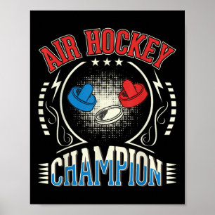 Poster T-shirt du champion de hockey de l'air.png