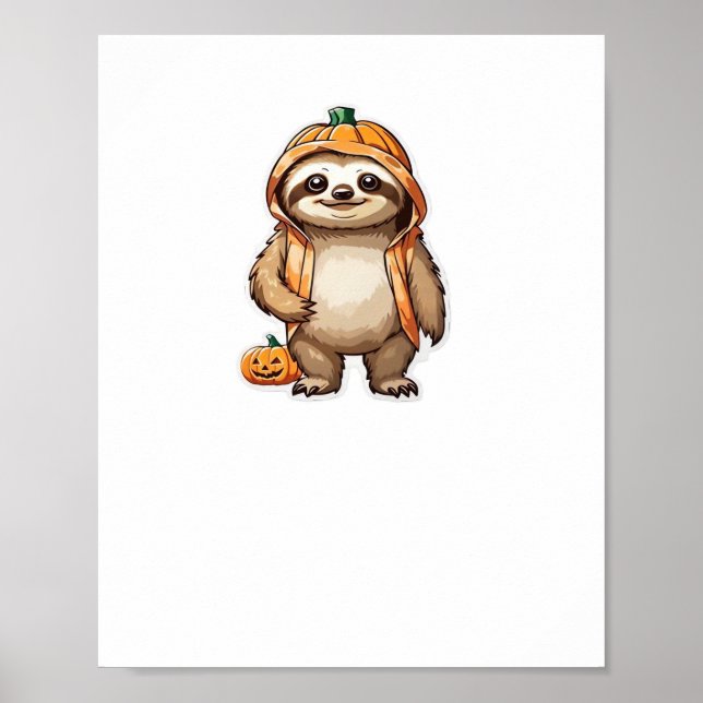 Poster T-shirt Essential de Slothster Halloween (Devant)