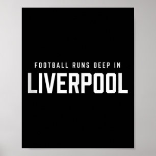 Poster T-shirt Football Profond à Liverpool