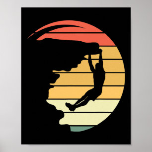 Poster T Shirt Graphique d'Aventure d'Escalade de Roche 