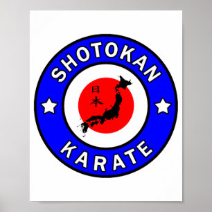 Poster T Shirt Kyokushin Karaté 