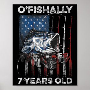 Poster T-shirt « Ofishally 7 ans » pour 7e anniversaire p