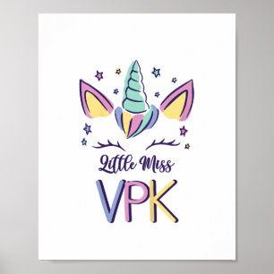 Poster T-shirt pour fille de VPK premier jour de classe L