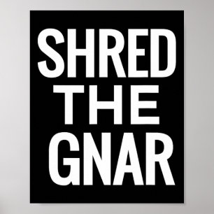 Poster T-Shirt Snowboard - Shirt Le Gnar