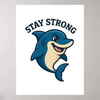 Poster T-Shirt Splash Stay Strong