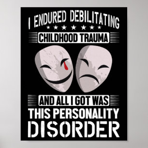 Poster T-shirt Thérapeute Psychologue Sensibilisation à l