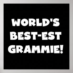 Poster T-shirts blanc et cadeaux du Meilleur-est Grammie 
