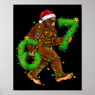 Poster T-shirts drôles de Noël Six Seven 6 7 Meme Bigfoot