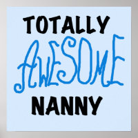 T-shirts et cadeaux de la Nounou totalement géniau