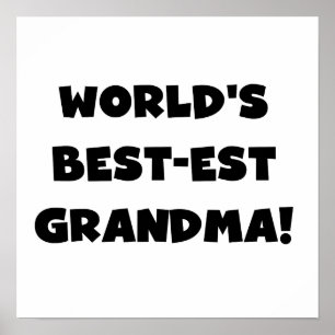 Poster T-shirts et cadeaux de noir de grand-maman du Meil
