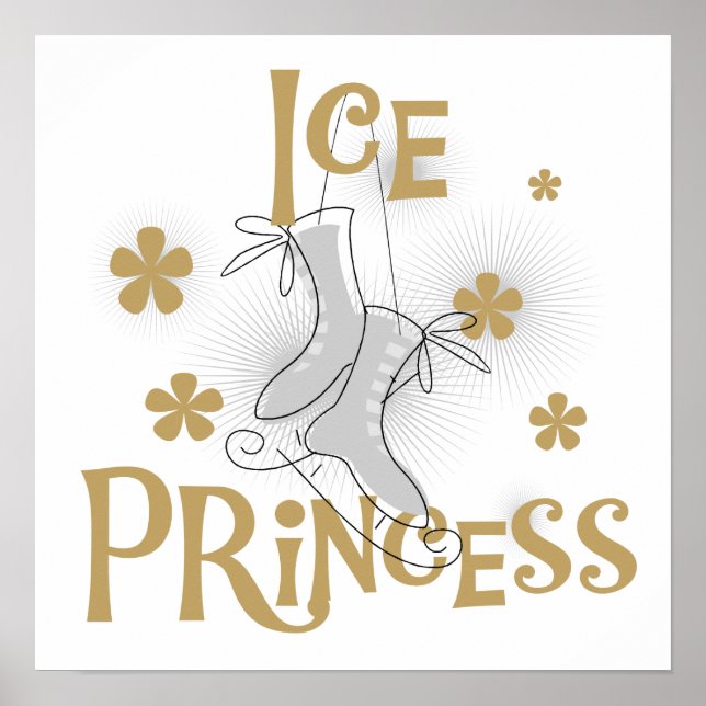 Poster T-shirts et cadeaux Ice Princess (Devant)