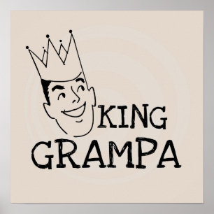 Poster T-shirts et cadeaux King Grampa