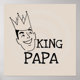 Poster T-shirts et cadeaux King Papa