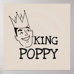 Poster T-shirts et cadeaux King Poppy