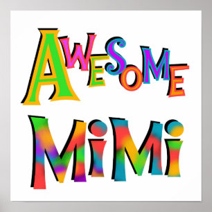 Poster T-shirts et cadeaux Mimi impressionnants
