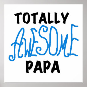 Poster T-shirts et cadeaux Papa absolument géniaux