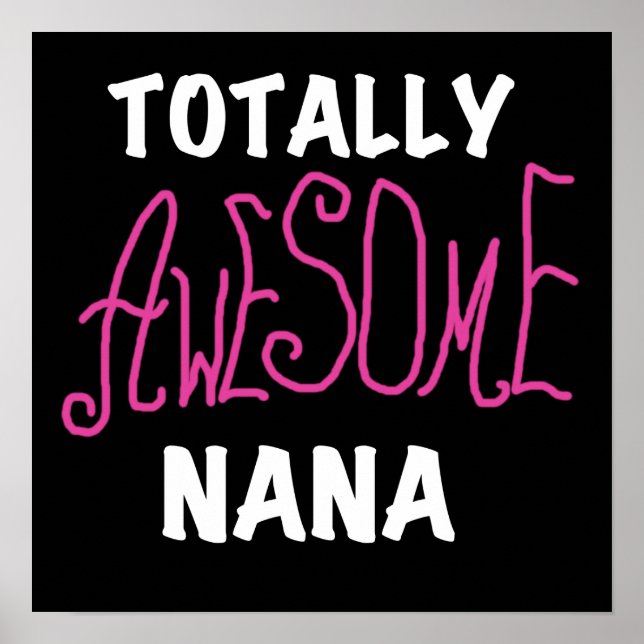 Poster T-shirts et cadeaux roses totalement impressionnan (Devant)