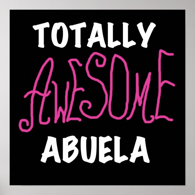 Poster T-shirts et cadeaux roses totalement impressionnan (Devant)