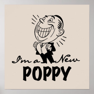 Poster T-shirts et cadeaux Smiling New Poppy