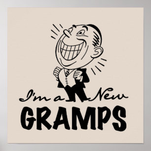 Poster T-shirts et cadeaux souriants de nouveaux groupes