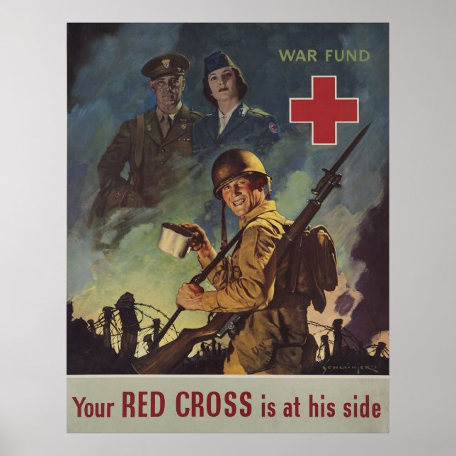 Poster Ta Croix Rouge Est De Son Côté (Devant)