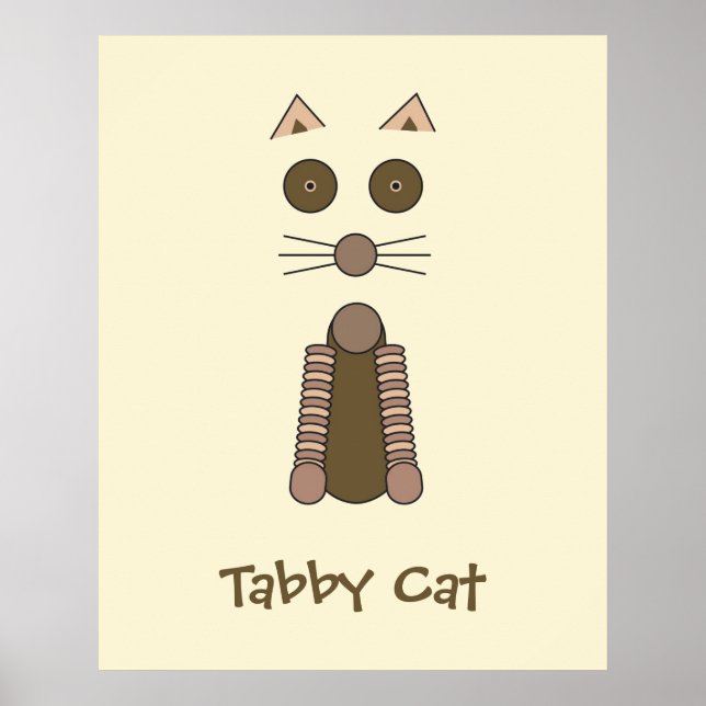 Poster Tabby CAT (Devant)