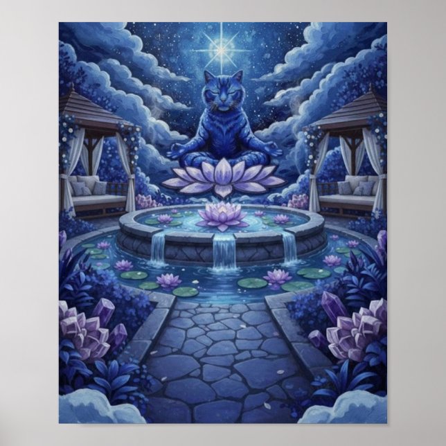 Poster TabbyCatMeditation (Devant)