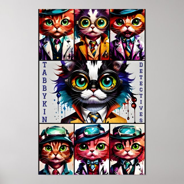 Poster Tabbykin Detective Agency College (Devant)