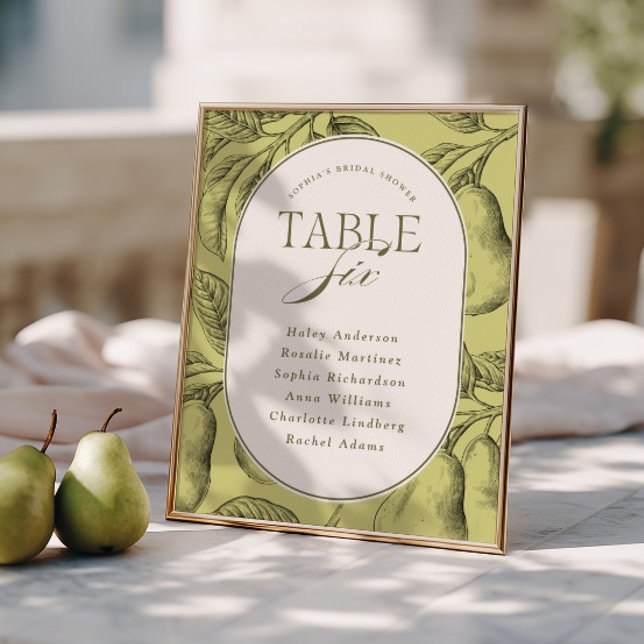 Poster Table 6 de la Mariée Parfaite  (Créateur téléchargé)